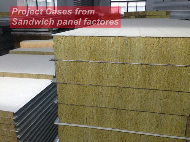 ISOKING-Rock-wool-supply-to-Sandwich-panel-factory