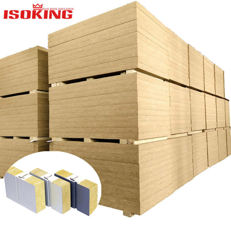 Mineral wool board for Sandwich panel produce