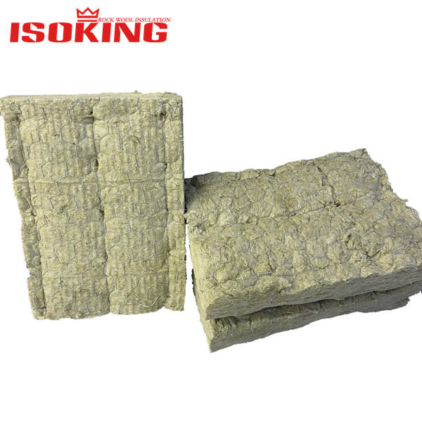 ISOKING Mineral Wool 100mm Roll With Wire Mesh