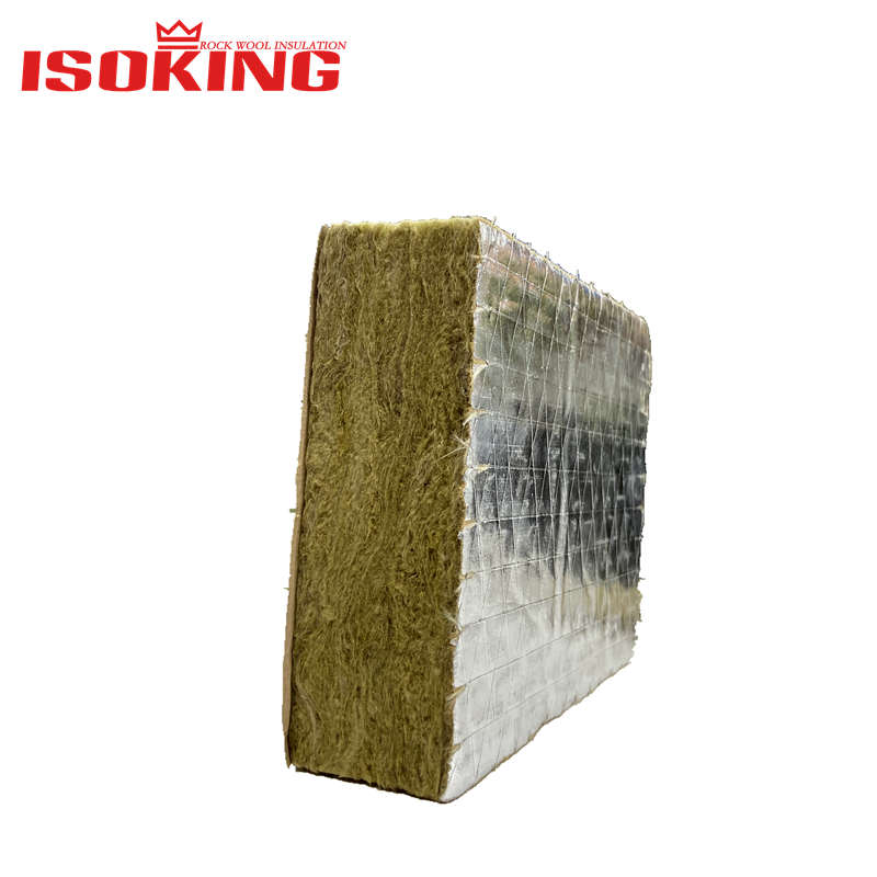 ISOKING Mineral wool insulation with 1 side aluminum foil