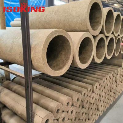 Mineral wool pipe insulation
